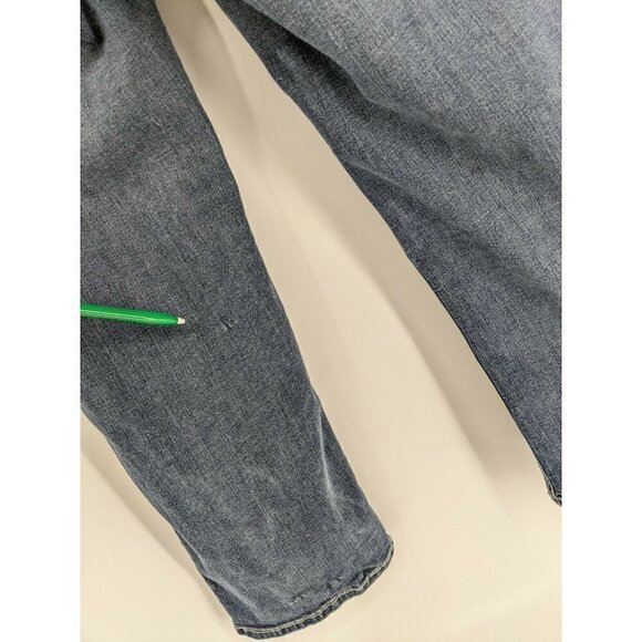 Earl Jeans Denim Embroidered Rhinestone Embellished Straight Leg Women's 14P - Picture 6 of 10